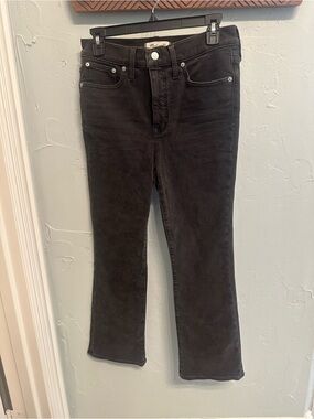 Madewell Black Bootcut Jeans